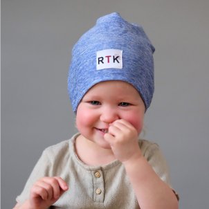 EMF Protection Baby Beanie | Light Blue | 0-24 months