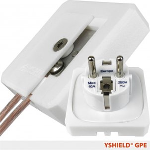 Grounding plug for wall sockets EF (CEE 7/7) | GPE 