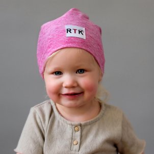 EMF Protection Baby Beanie | Light Pink | 0-24 months