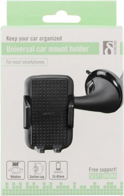 Mobile phone holder with clamp