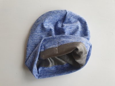 EMF Protection Baby Beanie RTK | Light Blue | 0-24 months