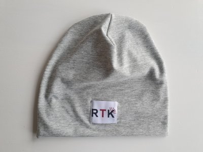 EMF Protection Baby Beanie RTK | Light grey | 0-24 months