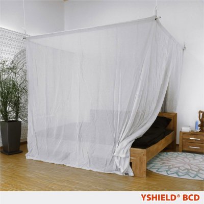 Shielding Canopy BCD | Silver-Cotton | Dubble bed