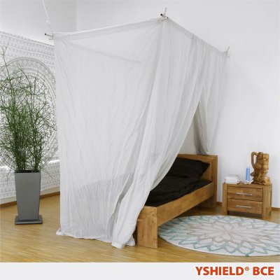 Shielding Canopy BCE | Silver-Cotton | Single bed 