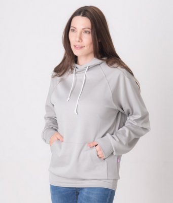 EMF Protective Women's Hoodie Leblok | Grey