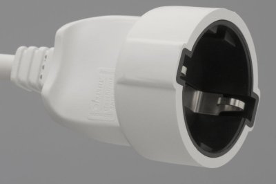 Shielded extension cable | 5 m white