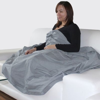 Anti-radiation EMF-shielding Blanket TDG | Steel-Gray | 1,4x2m